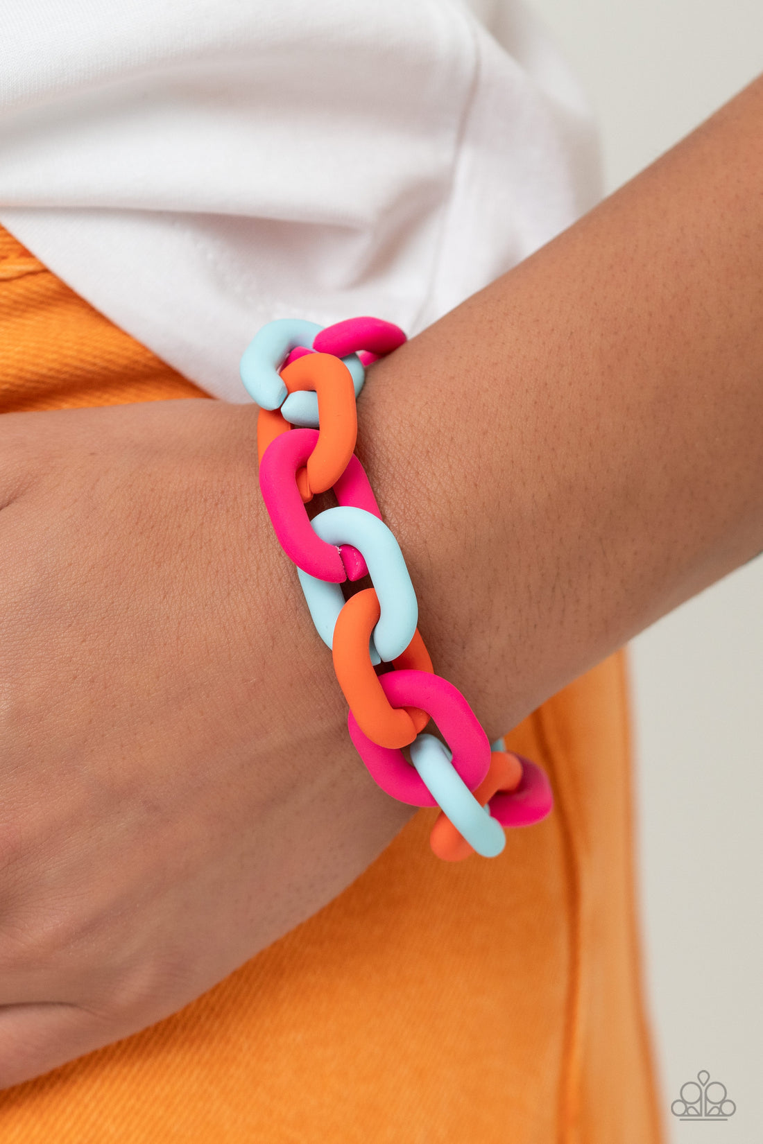 Paparazzi - Speed SMILE - Necklace &amp; Go the Extra SMILE - Bracelet