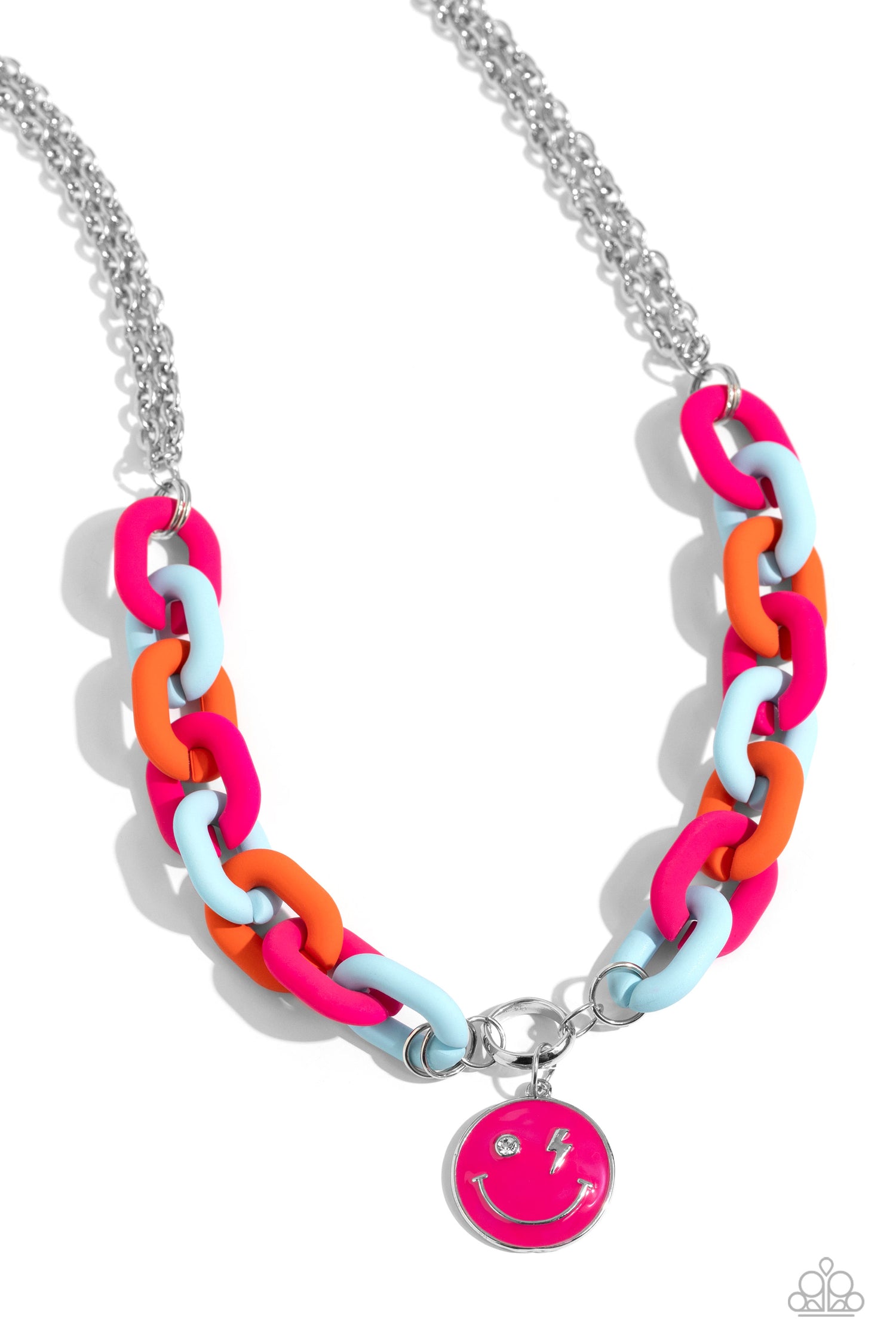 Paparazzi - Speed SMILE - Necklace &amp; Go the Extra SMILE - Bracelet