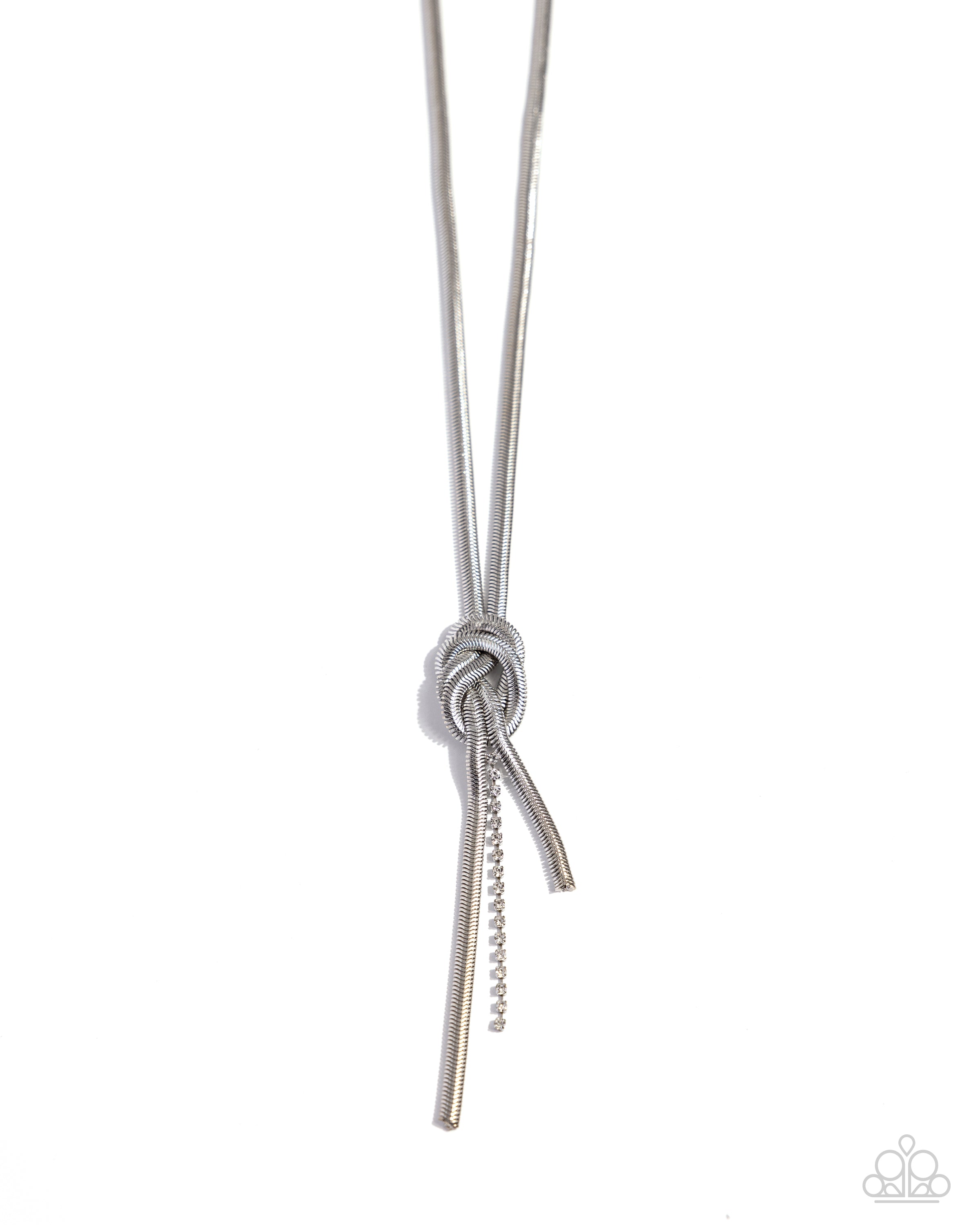 Paparazzi - Knotted Keeper - White