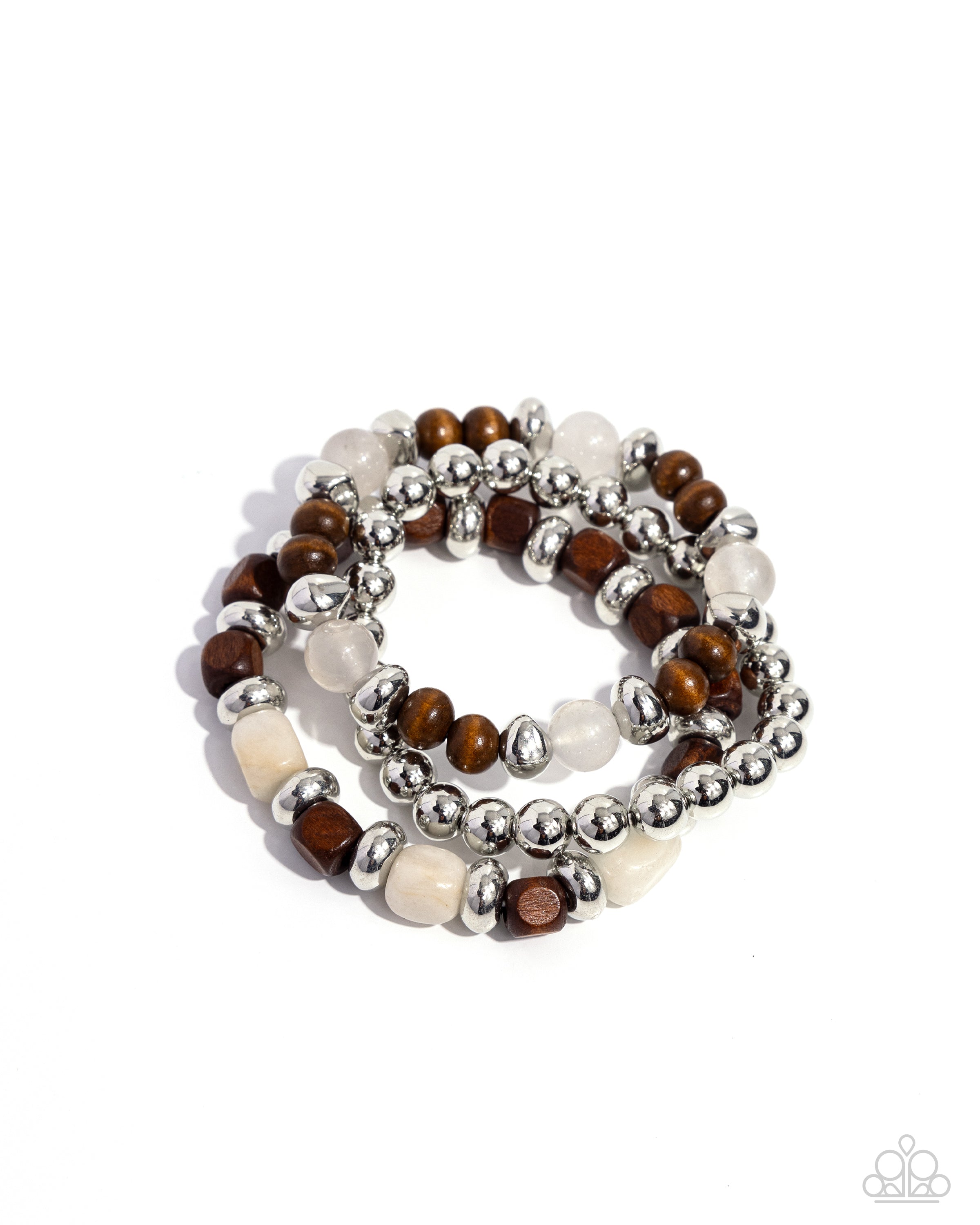 Paparazzi- DIVERSIFIED Wood - Silver