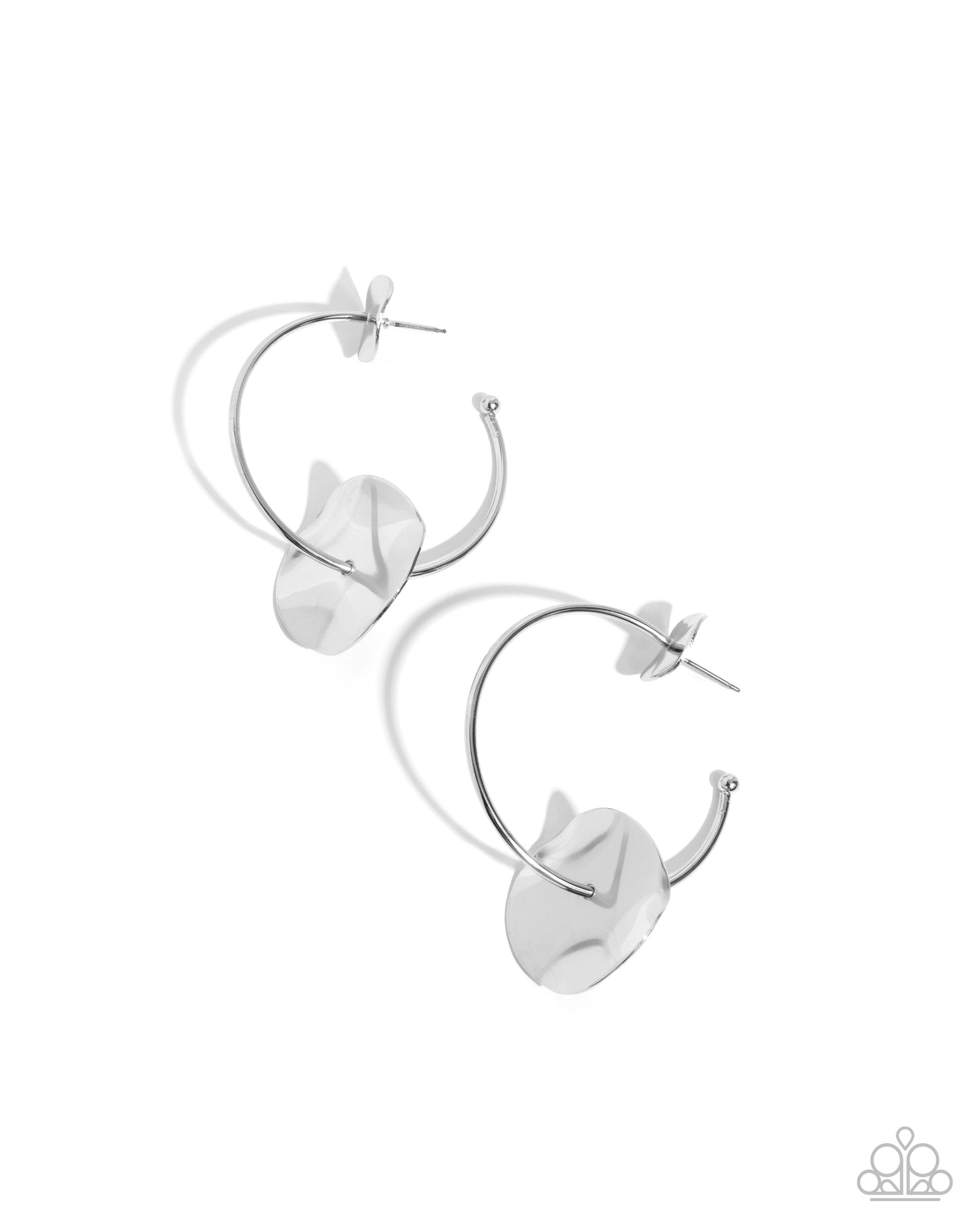Paparazzi - Textured Trouble - Silver &amp; First Come First CURVE - Silver