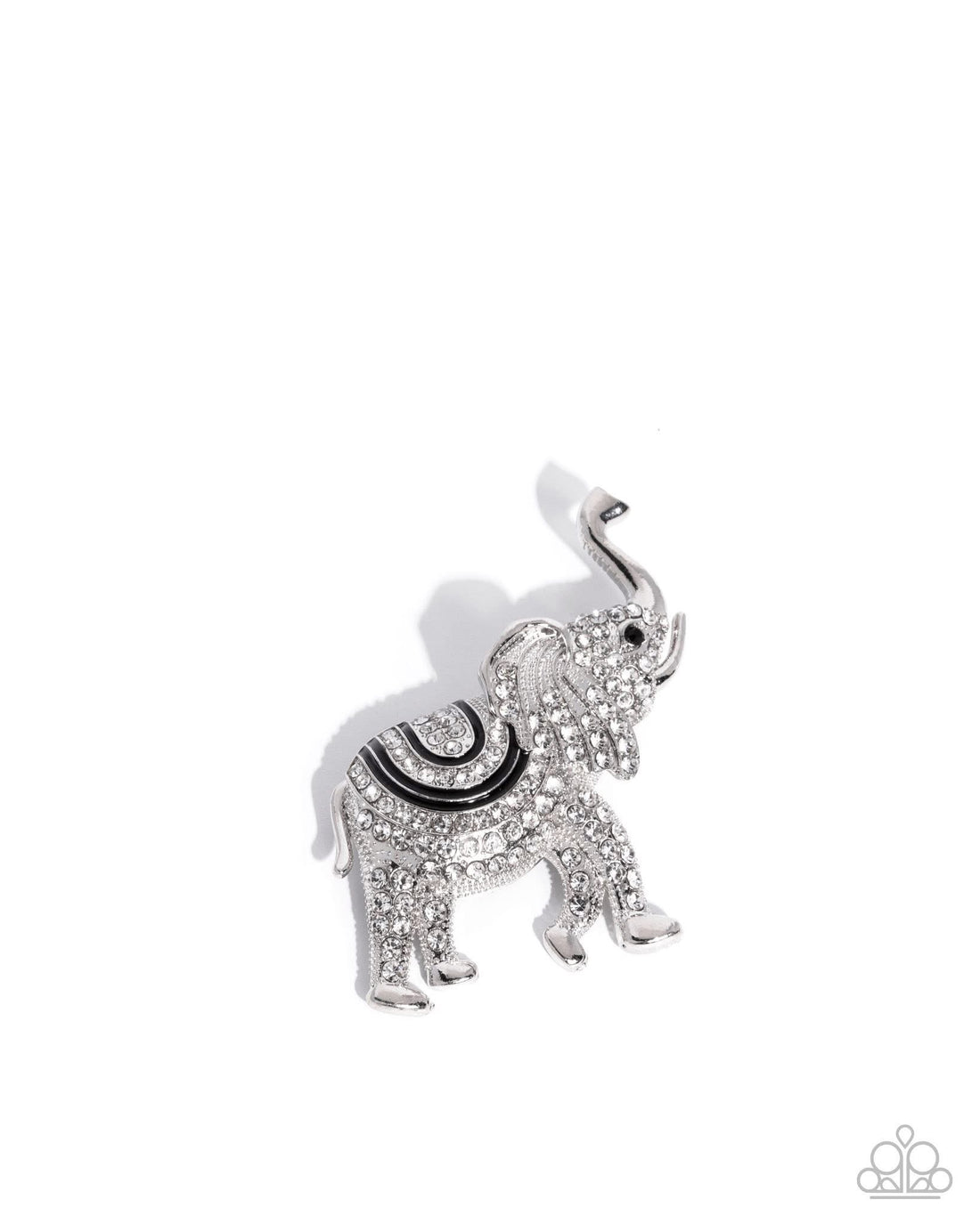 Paparazzi - Elephant Embrace - Black Brooch
