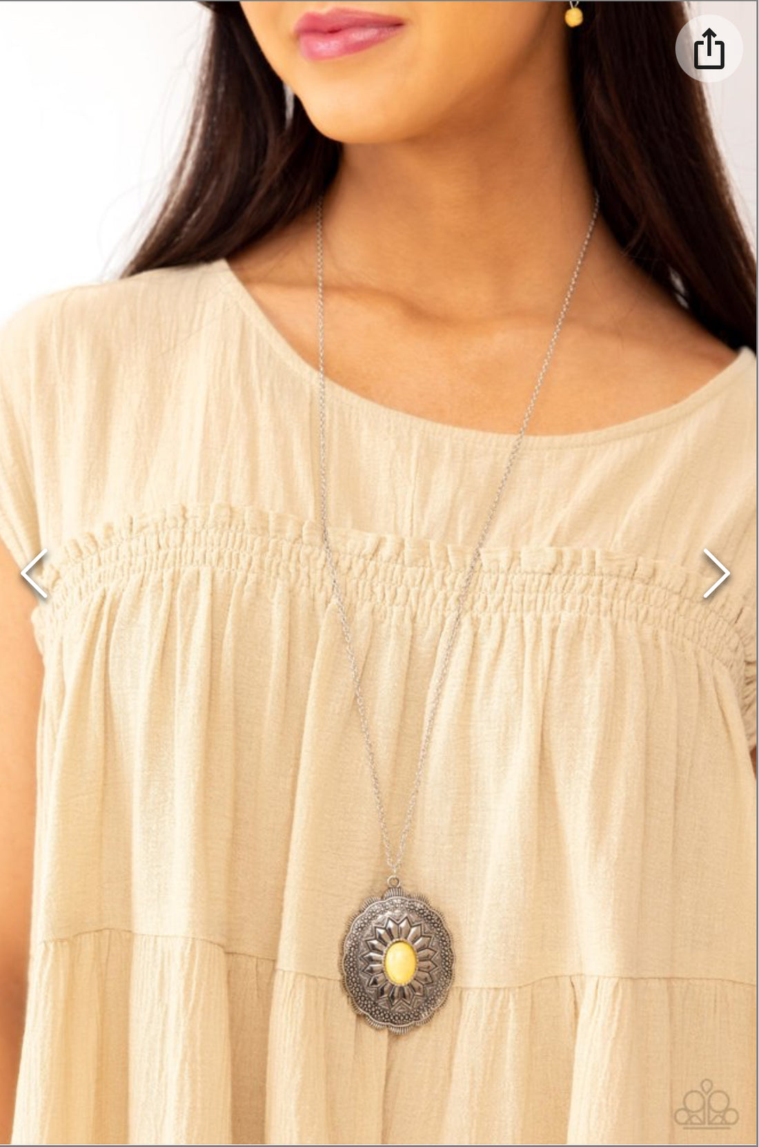 Paparazzi - Mojave Mirage - Necklace &amp; Mirage Magnificence - Bracelet (Yellow)
