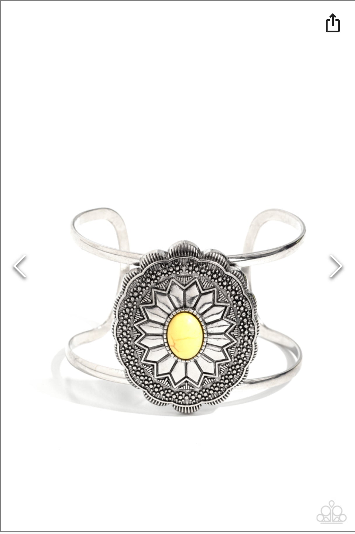 Paparazzi - Mojave Mirage - Necklace &amp; Mirage Magnificence - Bracelet (Yellow)