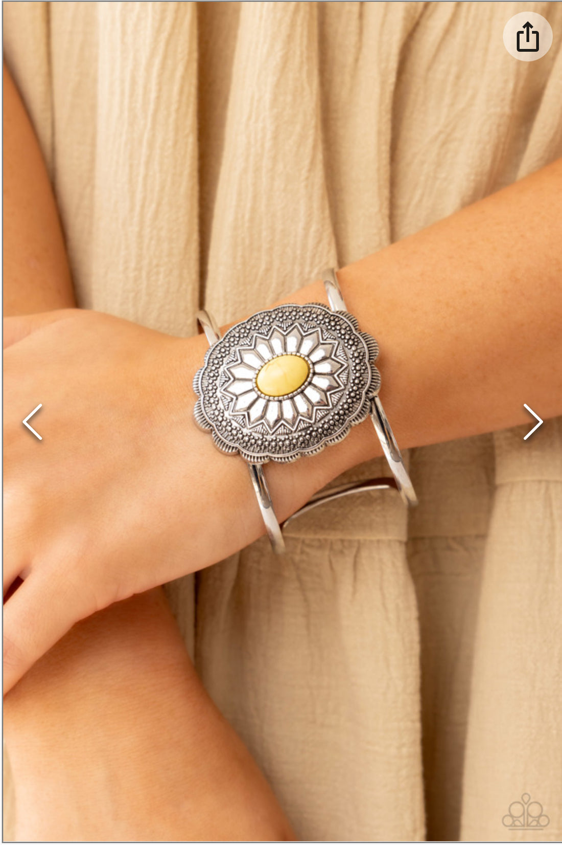 Paparazzi - Mojave Mirage - Necklace &amp; Mirage Magnificence - Bracelet (Yellow)