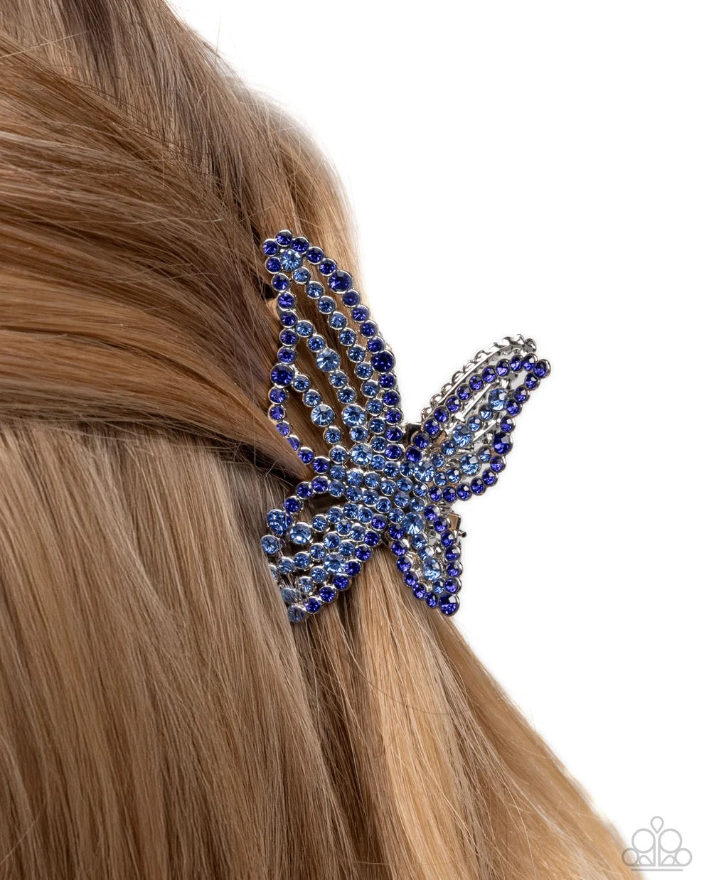 Paparazzi - Fluttering Falsetto - Blue Claw Clip