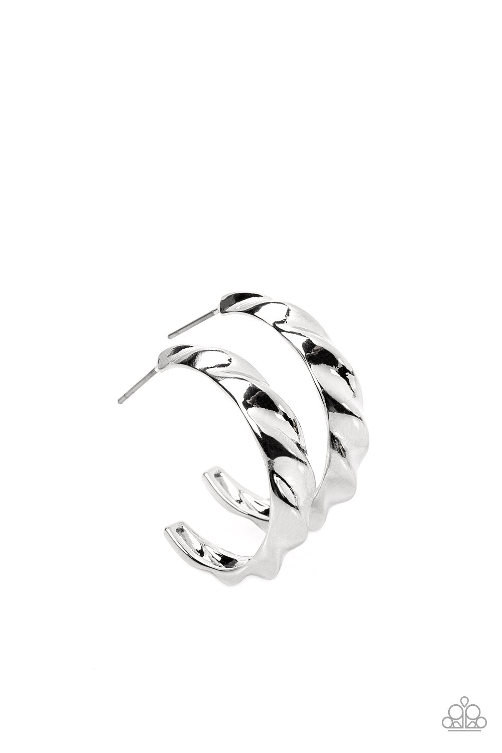 Paparazzi - HOOP it Up - Silver