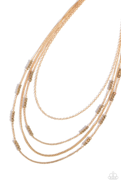 Paparazzi - Metallic Monarch - Gold