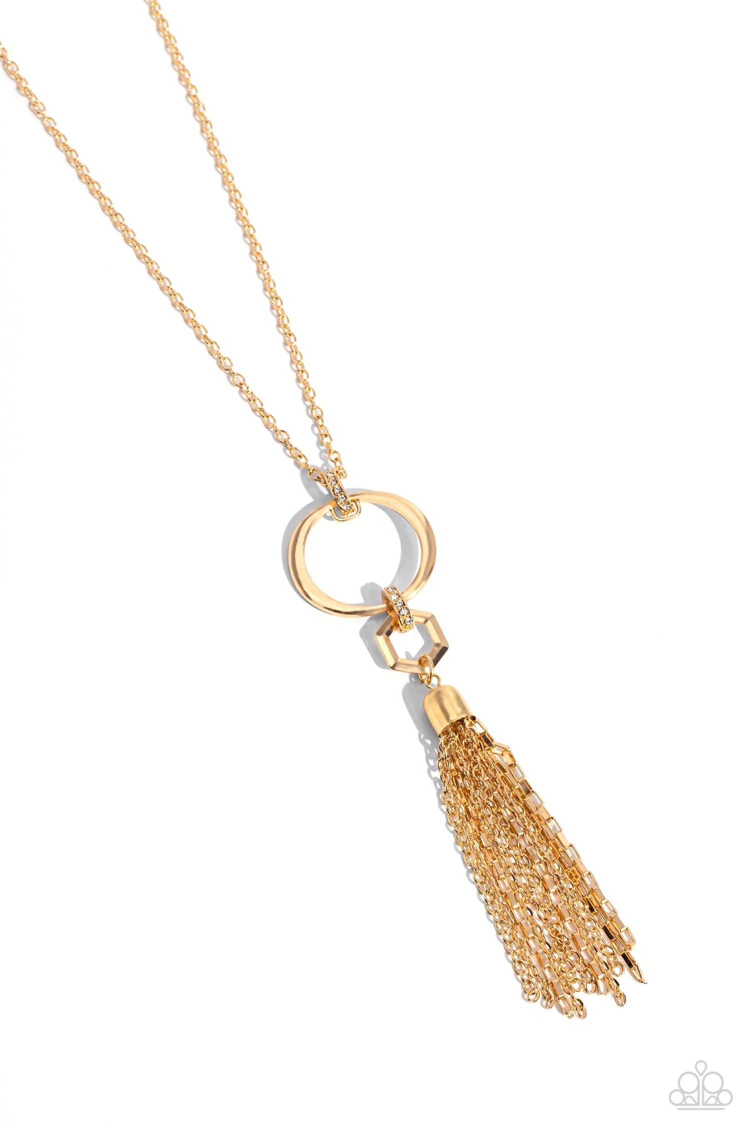 Paparazzi - Tassel Tune - Necklace &amp; Spin Your HEELS - Earrings - Gold