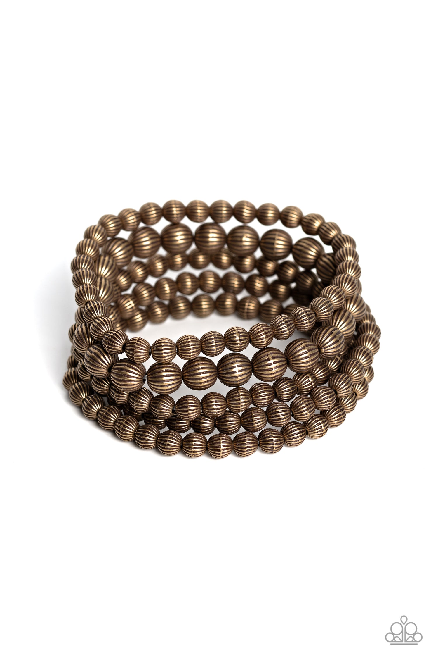 Paparazzi - Sonoran Stripes - Brass