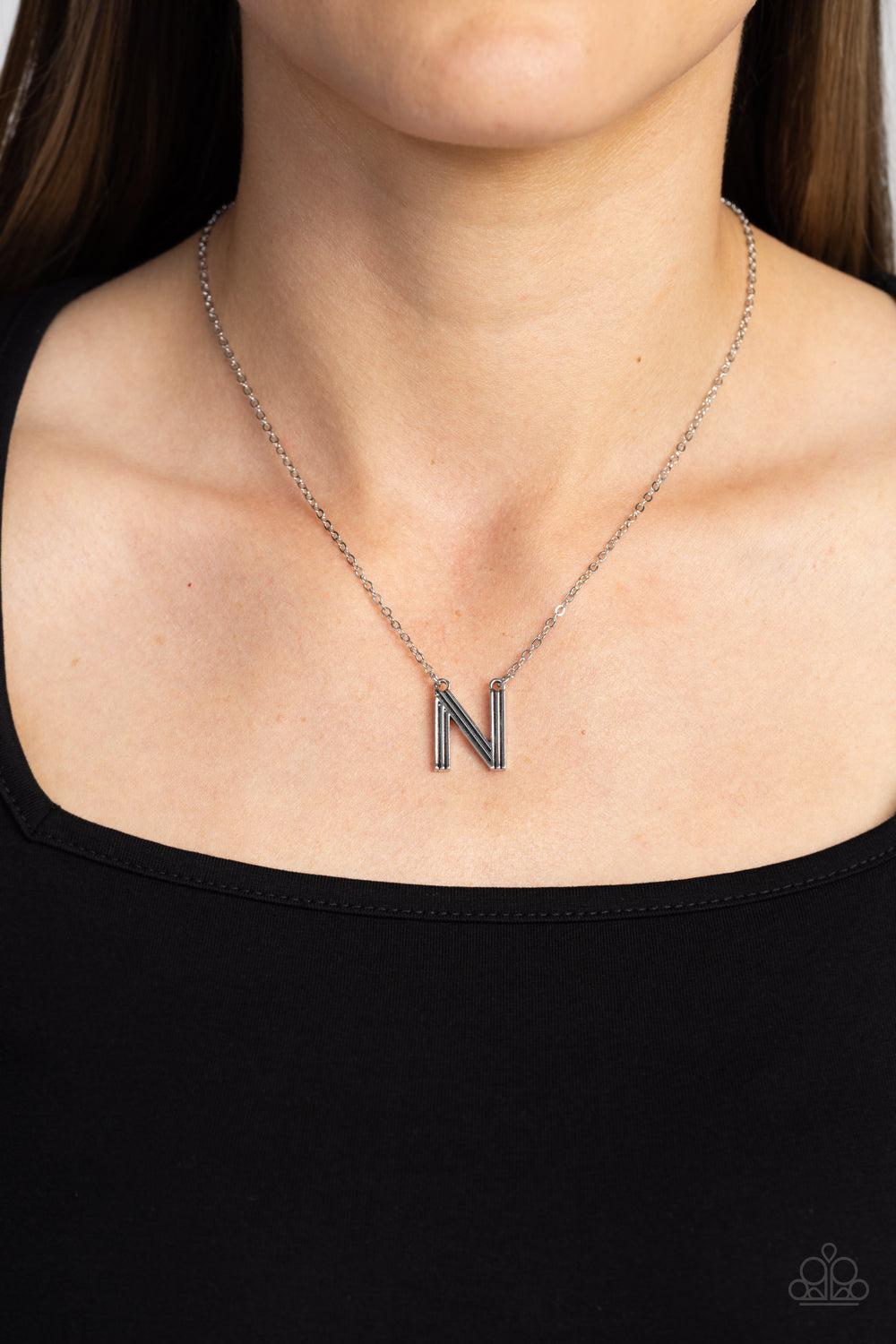 Paparazzi - Leave Your Initials - Silver - N