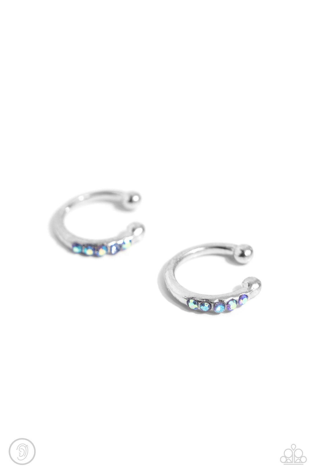 Paparazzi - Charming Cuff - Blue (Ear Cuffs)