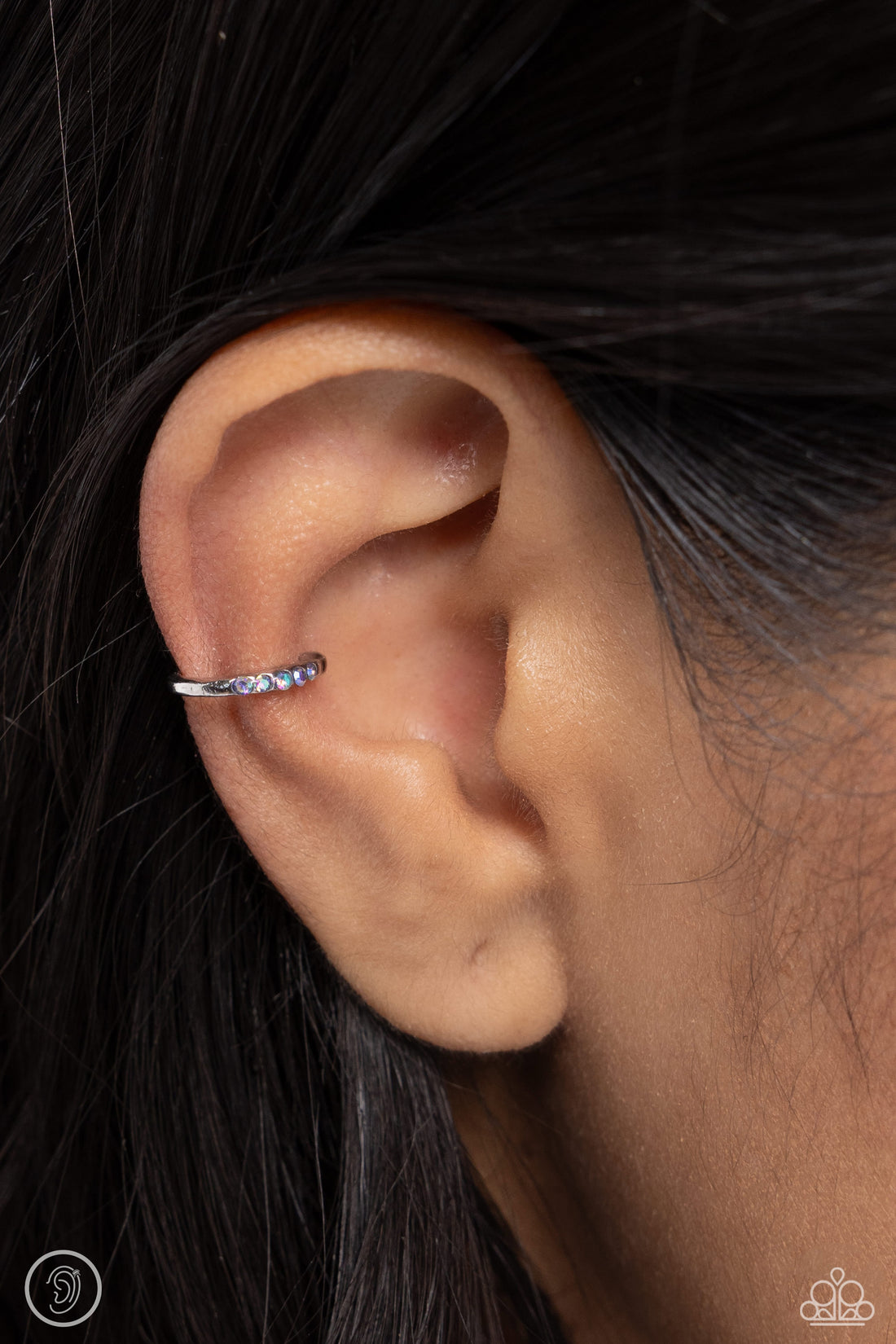 Paparazzi - Charming Cuff - Blue (Ear Cuffs)